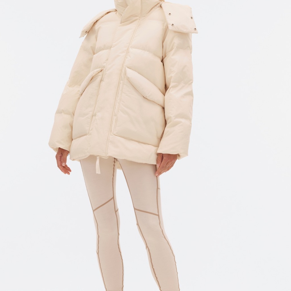 Half days creme-colored Wheeler Parka jacket - Picture 2 of 7